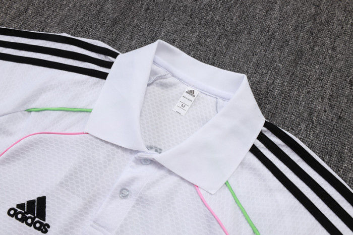 2025-26 JuV White Polo Tracksuit #C2556