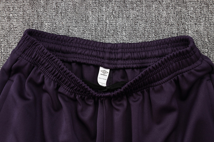 24-25 West Ham Purple Half Pull Tracksuit (半拉链)