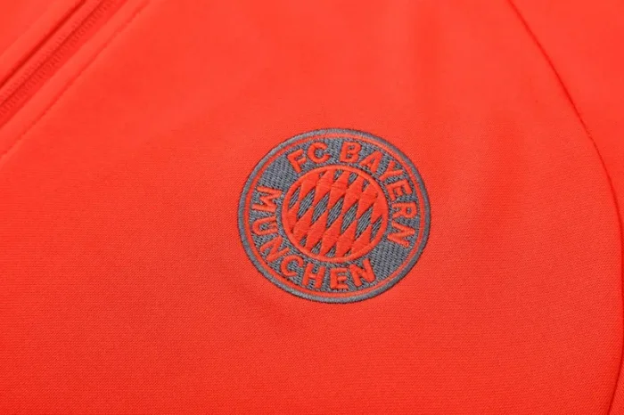 2025-26 Bayern Orange Jacket Tracksuit