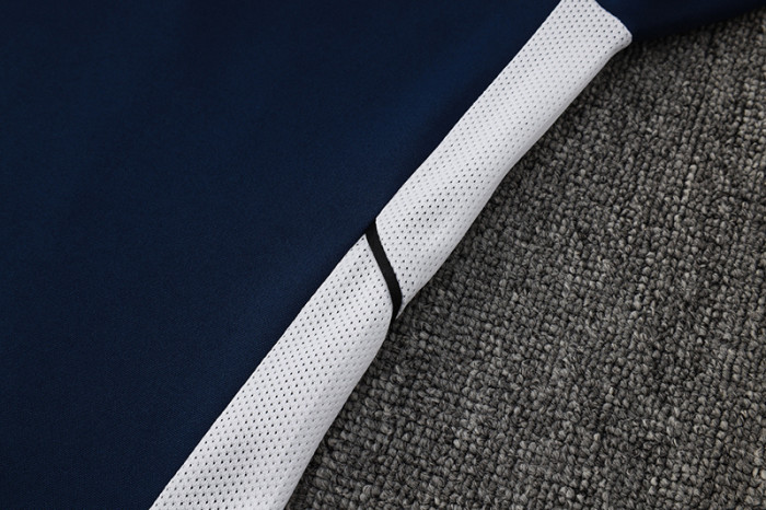 25-26 NK Royal blue Half Pull Tracksuit #08 (半拉链)