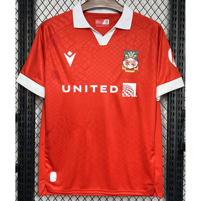 24-25 Wrexham FC Home Fans Soccer Jersey