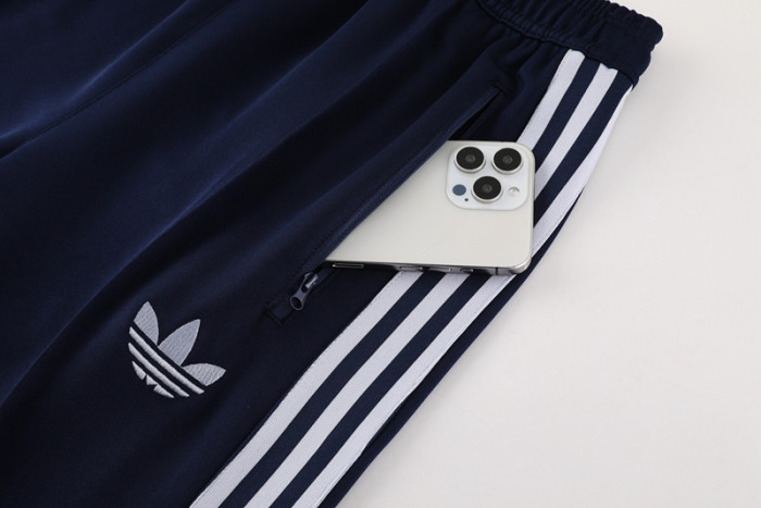 2024 AD Royal Blue Jacket Tracksuit #AJ19