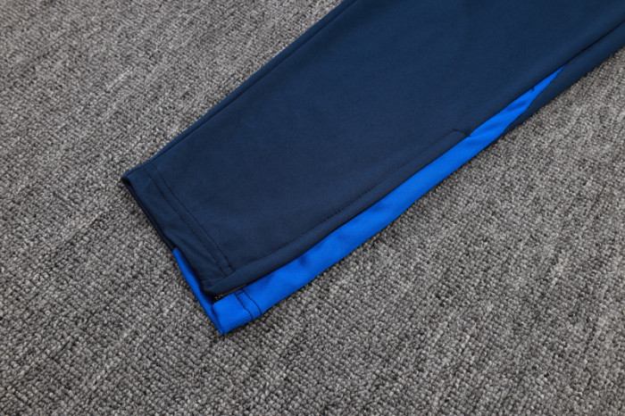25-26 PSG Royal blue Half Pull Tracksuit #B2585(半拉链)