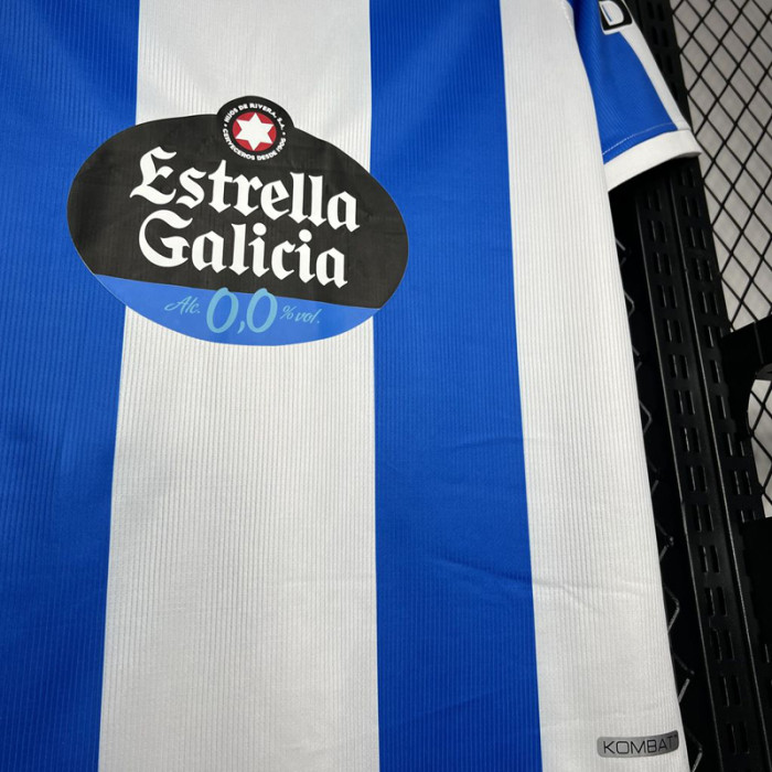 24-25 La Coruna Home Fans Soccer Jersey