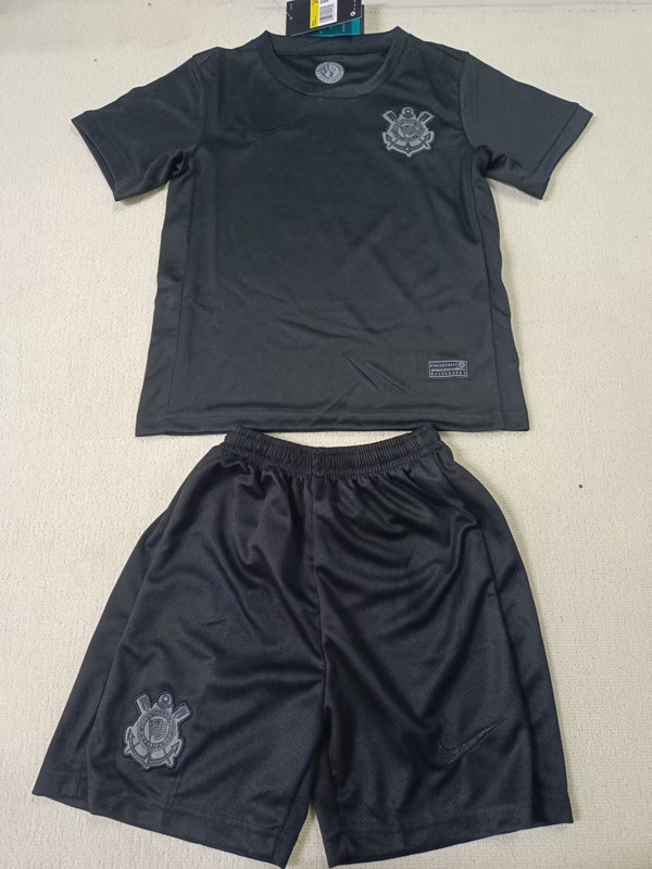 24-25 Corinthians Away Kids Soccer Jersey