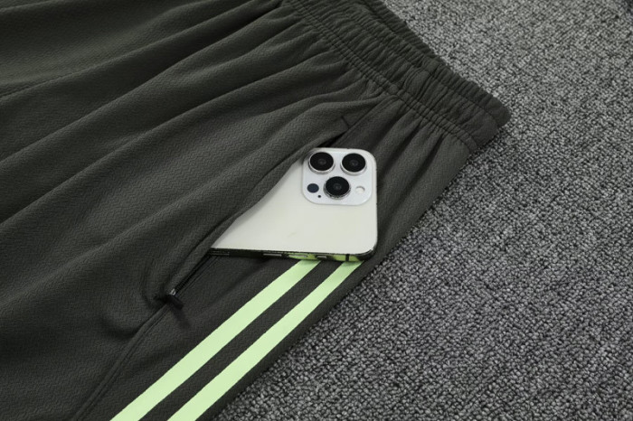 25-26 RMA Army green Tank top and shorts suit