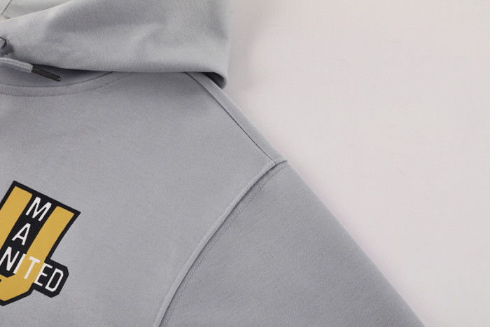 24-25 Man Utd Grey Hoodie Tracksuit (卫衣套装)
