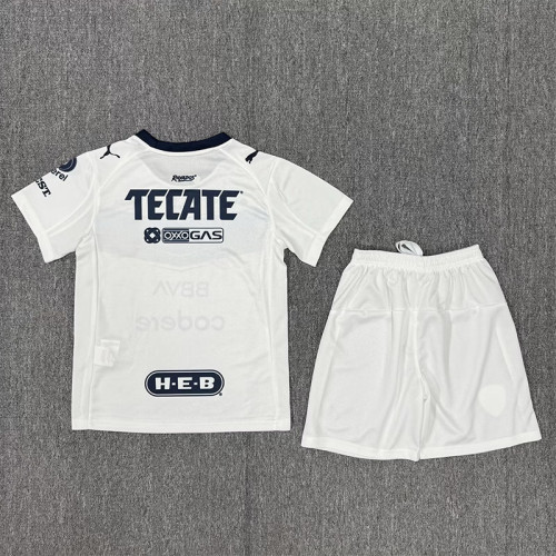2025-26 Monterrey Away Kids Soccer Jersey