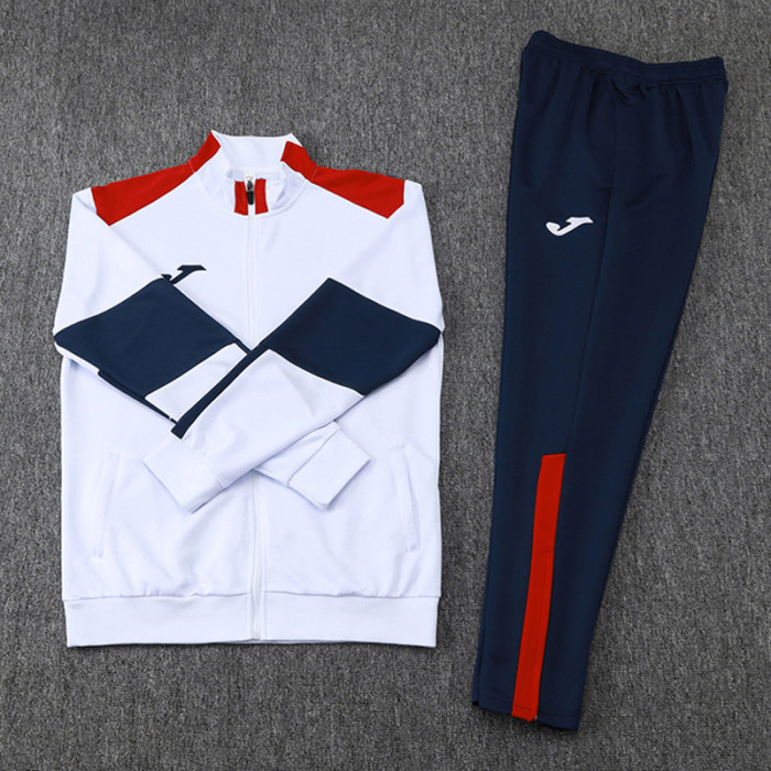 2025 JOM White Jacket Tracksuit #C2504