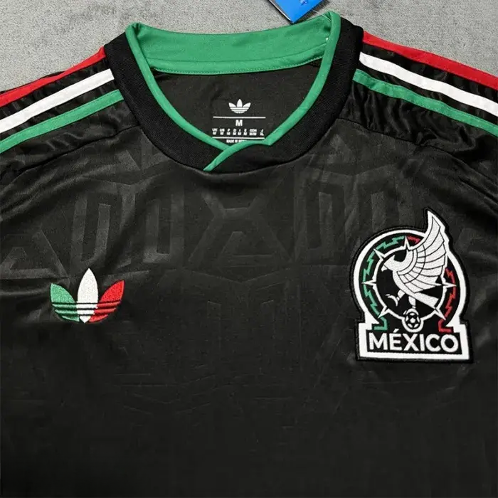 25-26 Mexico Black Training Shirts *三色叶