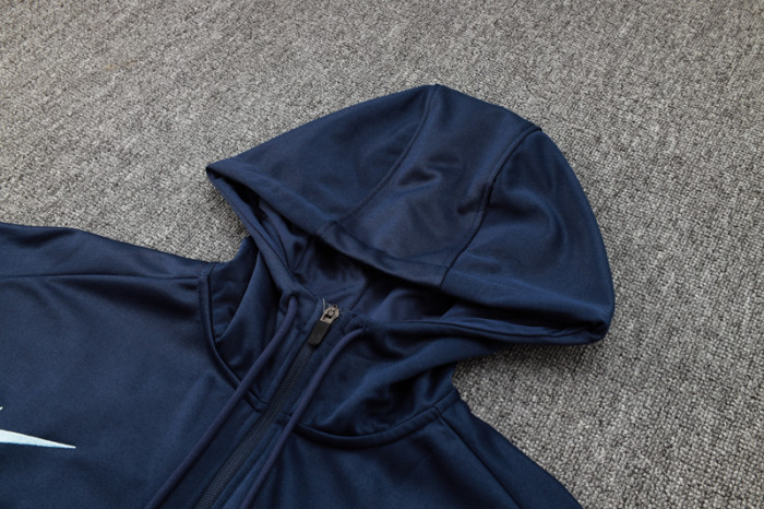 24-25 France Royal blue Hoodie Jacket Tracksuit #F590