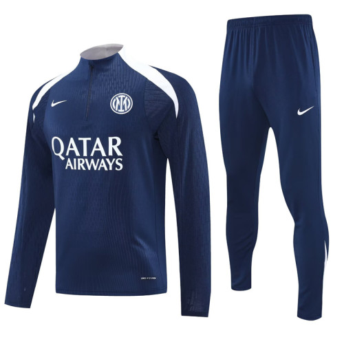 25-26 INT Royal blue Half Pull Tracksuit (半拉链)