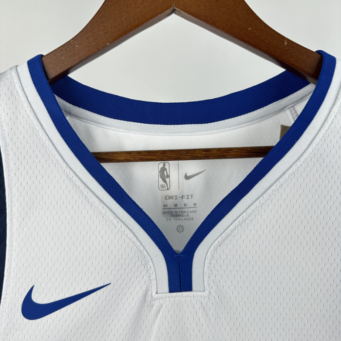 2022-23 Dallas Mavericks RUSSELL #5 White TopQuality Hot Pressing NBA Jersey(V领