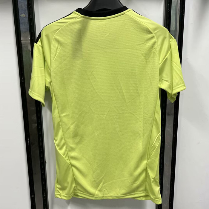 24-25 RMA Yellow Goalkeeper Fans Soccer Jersey