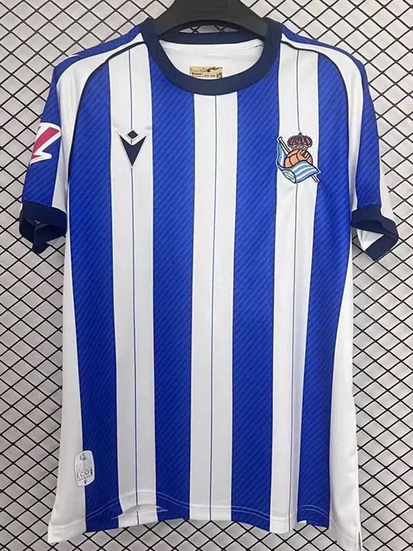 2025-26 Real Sociedad Home Fans Soccer Jersey
