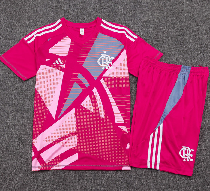 2025-26 Flamengo Pink Training Short Suit #D25153