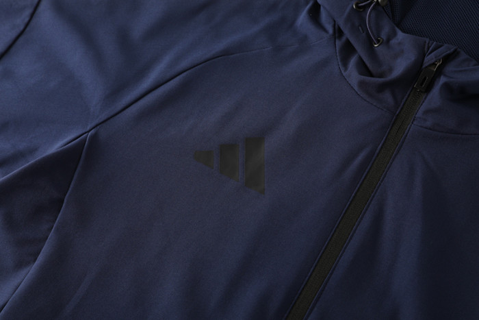 2025 AD Royal blue Hoodie Jacket Tracksuit #AF02