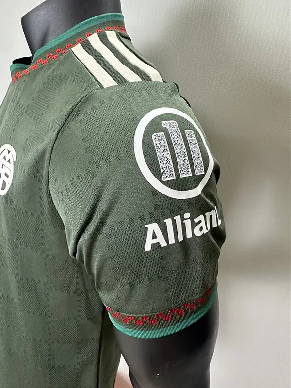 2025-26 Bayern Grey Green Special Edition Player Version Training shirts