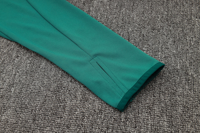 24-25 Algeria Dark green Half Pull Tracksuit (半拉链)