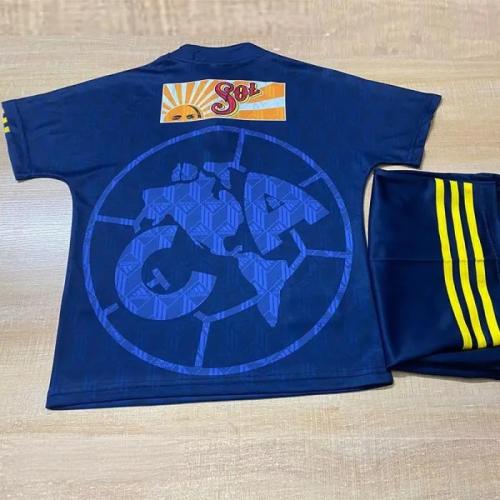 1998-1999 Club America Away Kids Retro Soccer Jersey