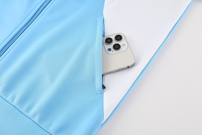2024 AD Light blue Kids Jacket Tracksuit #AJ20(童装)