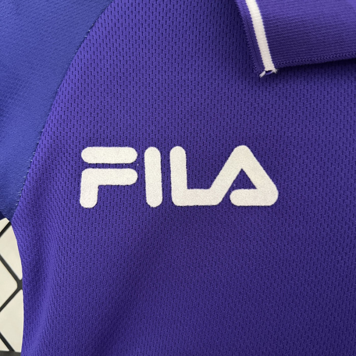 1998-1999 Fiorentina Home Kids Retro Soccer Jersey
