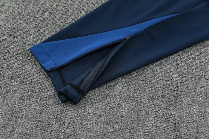 25-26 PSG Royal blue Half Pull Tracksuit