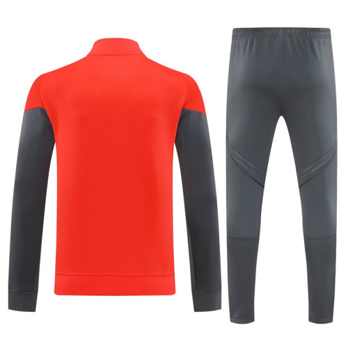 2025-26 Bayern Orange Jacket Tracksuit