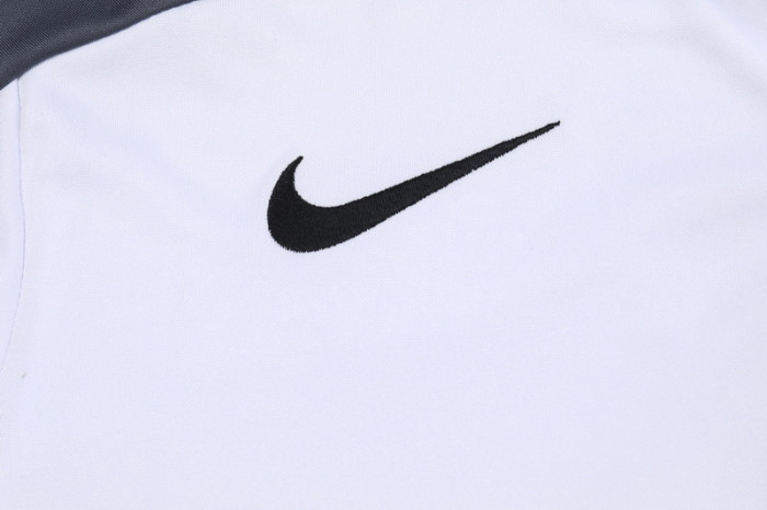 2024 NK White Kids Half Pull Tracksuit (童装)(半拉链)