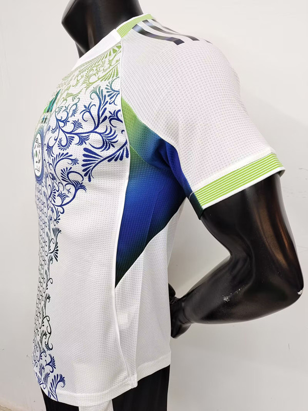 25-26 Algeria White Player Version Training shirts #A37