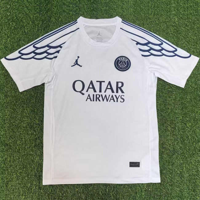 25-26 PsG White Special Edition Fans Training shirts (JD 蓝标)