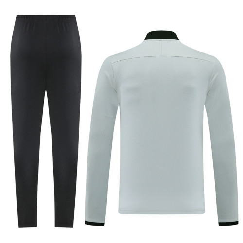 2025 NK Grey Half Pull Tracksuit #NB09 (半拉链)