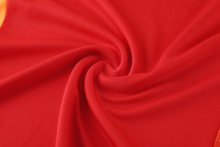 2024 AD Red Half Pull Tracksuit #AB07 (半拉链)