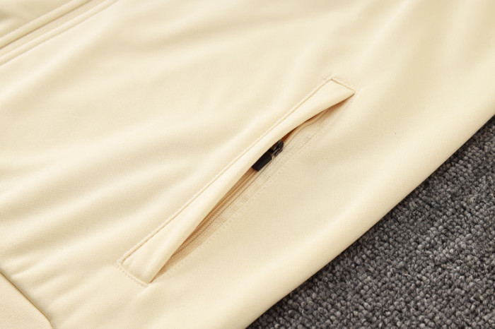24-25 PSG Jordan Khaki Hoodie Jacket Tracksuit #F563