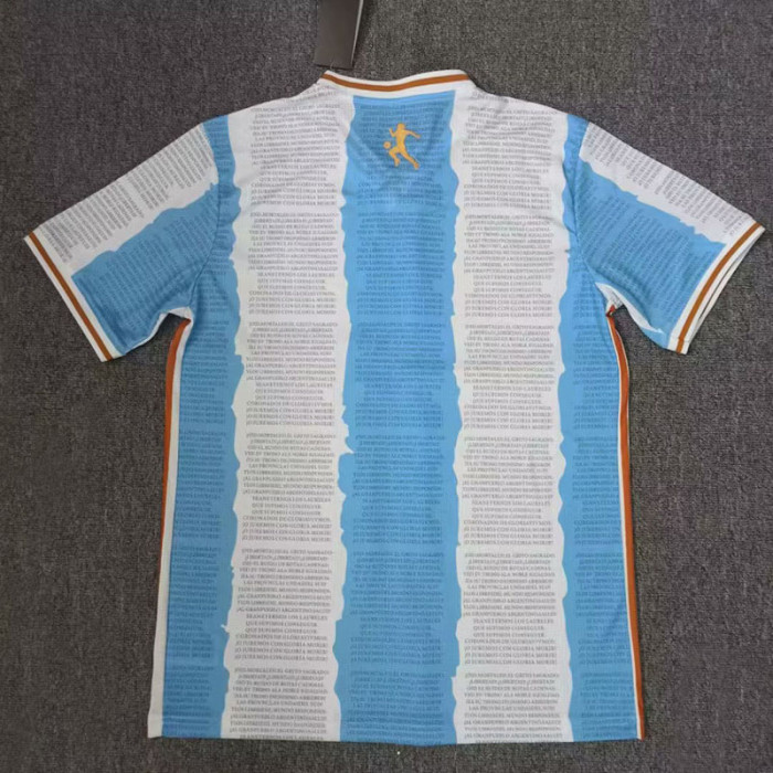 22-23 Argentina Blue White Commemorative Edition Soccer Jersey (三星)