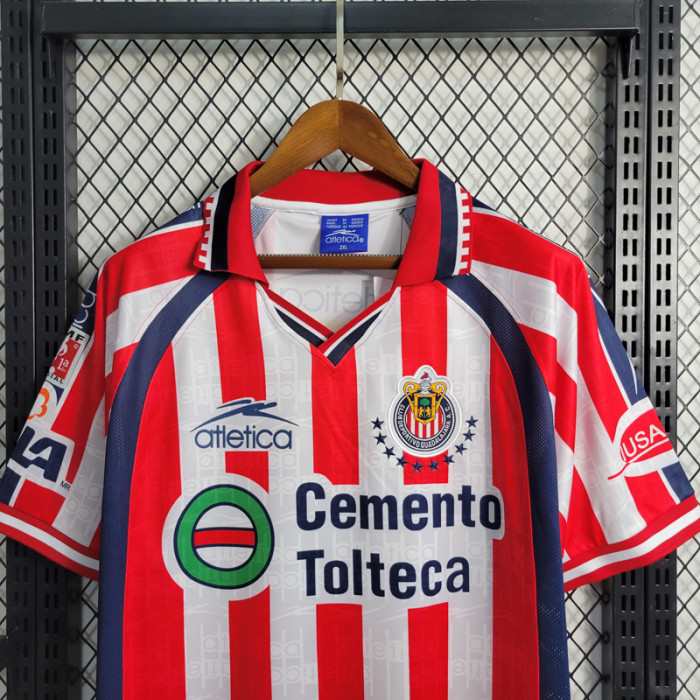 1999-2000 Chivas Home Retro Soccer Jersey
