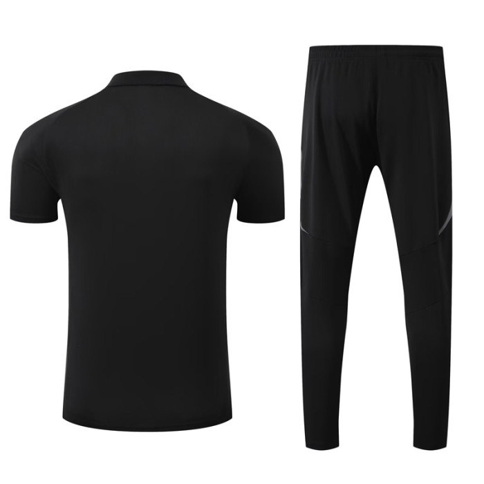25-26 AL-Nassr Black Polo Tracksuit