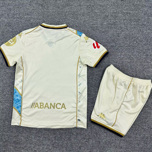 2025-26 La Coruna Third Kids Soccer Jersey