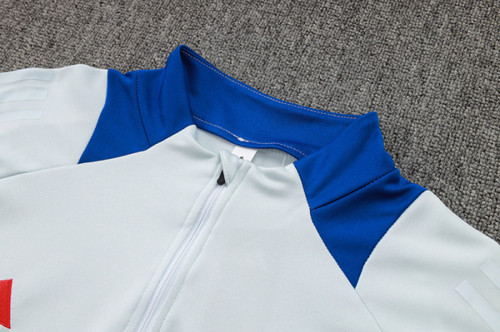 24-25 Spain Light blue Half Pull Tracksuit (半拉链)