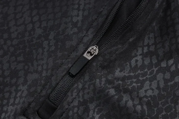25-26 BAR Black Kids Half Pull Tracksuit #E25165(童装)(半拉链)