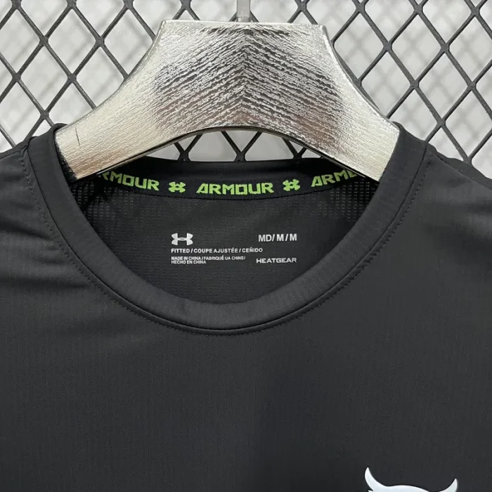 A222 UA Black High Quality Casual T-Shirt #牛头