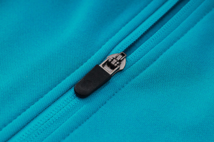 24-25 PSG Lake blue Hoodie Jacket Tracksuit #F568