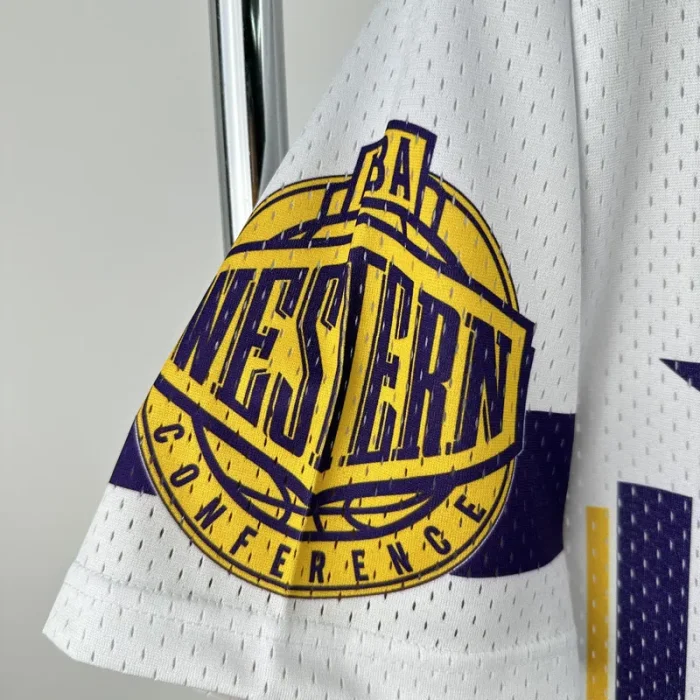 2026 LAKERS White Retro High Quality Casual T-Shirt #MN