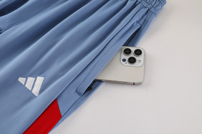 24-25 Cruzeiro Blue grey Half Pull Tracksuit (半拉链)