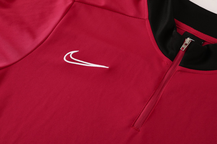 2025 NK Red Half Pull Tracksuit #NB09 (半拉链)