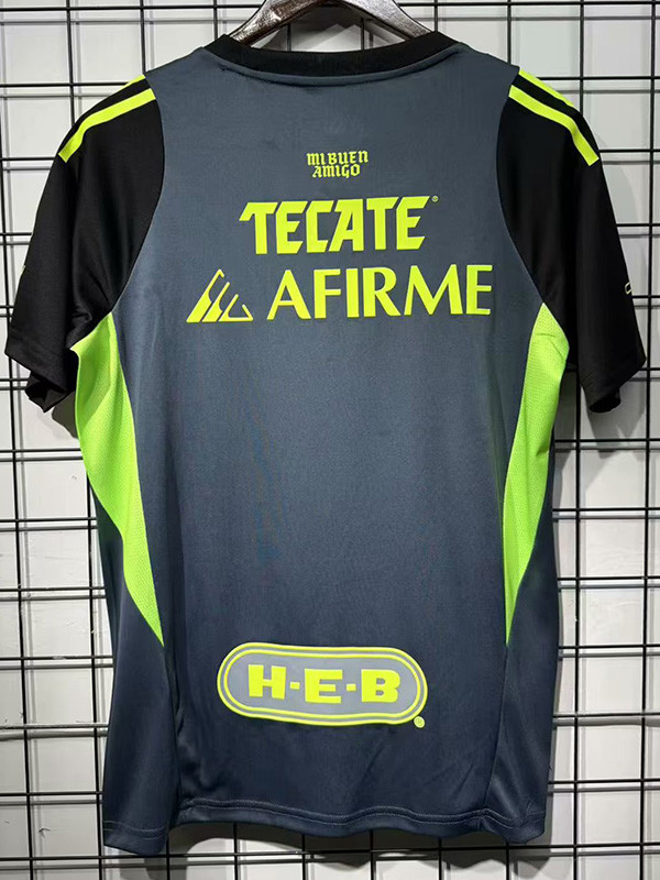 25-26 Tigres UANL Grey Black Goalkeeper Soccer Jersey
