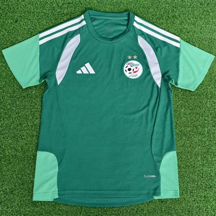 26-27 Algeria Green Player Version Training shirts