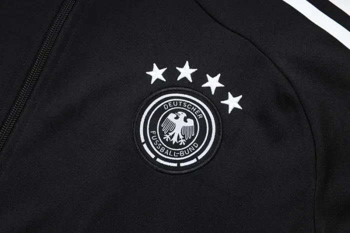 2025-26 Germany Black Jacket Tracksuit #A2573