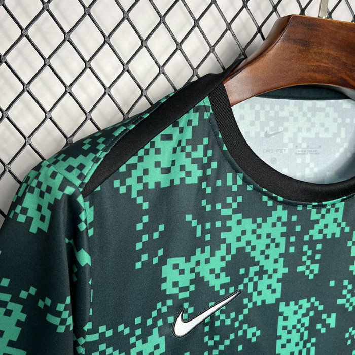 24-25 Sporting Lisbon Green Black Training shirts