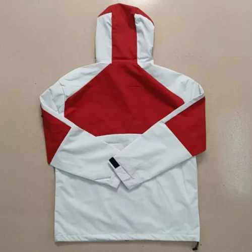 25-26 Sevilla White Red Windbreaker